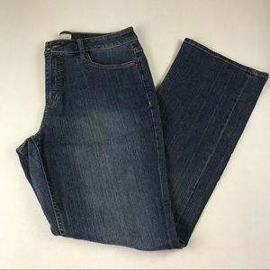 Cold water Creek Denim Blue Jeans Size 12 32x32